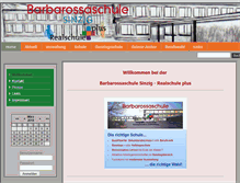 Tablet Screenshot of barbarossaschule-sinzig.de